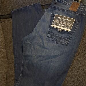 Men's Classic Straight Jeans - Dark Blue
